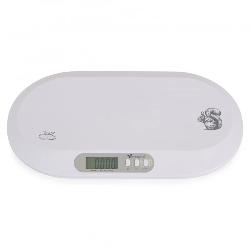 Електронна везна за бебета Peanut white